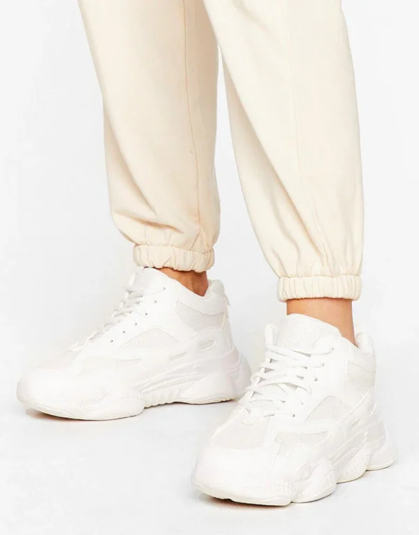 Leather Chunky Sneakers