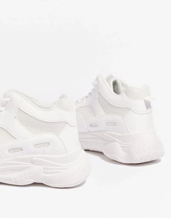 Leather Chunky Sneakers