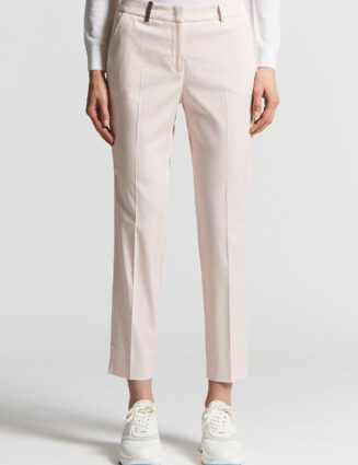 Peserico - Brushed cotton gabardine trousers - Aurora