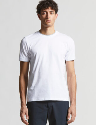 Peserico - T-shirt in soft cotton jersey - Pure White