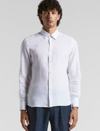 Peserico - Lightweight pure linen shirt - Pure White