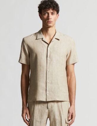 Peserico - Pure linen shirt - Dirt path