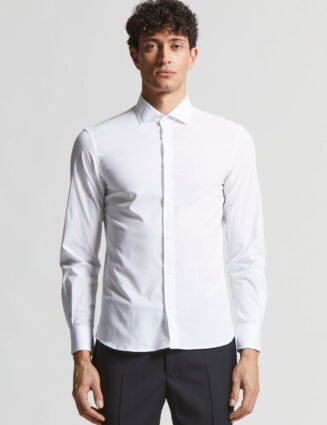 Peserico - Stretch cotton poplin shirt - 001