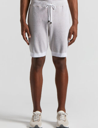 Peserico - Pure cotton Bermuda shorts - Dirt path
