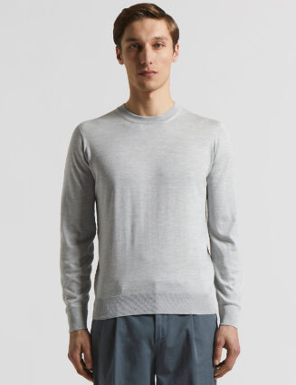 Peserico - Silk and cotton sweater - Steel