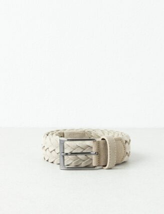 Peserico - Braided suede belt - Dirt path
