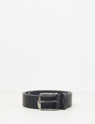 Peserico - Genuine grained leather belt - Black