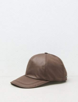 Peserico - Hat in technical cotton blend fabric - Tobacco