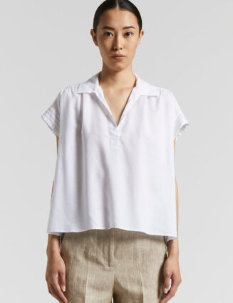 Peserico - Pure cotton voile shirt - Light white