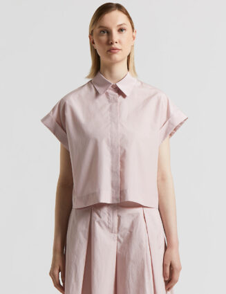 Peserico - Soft touch cotton poplin blend shirt - Aurora