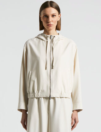 Peserico - Loro Piana' technical wool jacket - Quartz sand