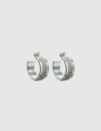 Peserico - Gilda earrings with Punto Luce - Gray