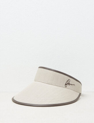 Peserico - Linen visor - Cappucino
