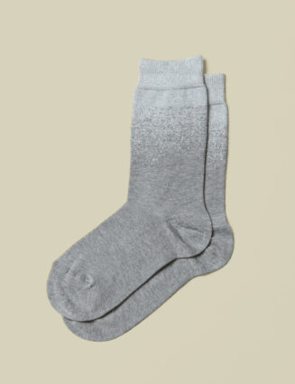 Peserico - Degradè effect socks with Lurex - Lunar gray