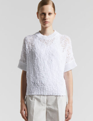 Peserico - Cotton tricot jersey - Pure White