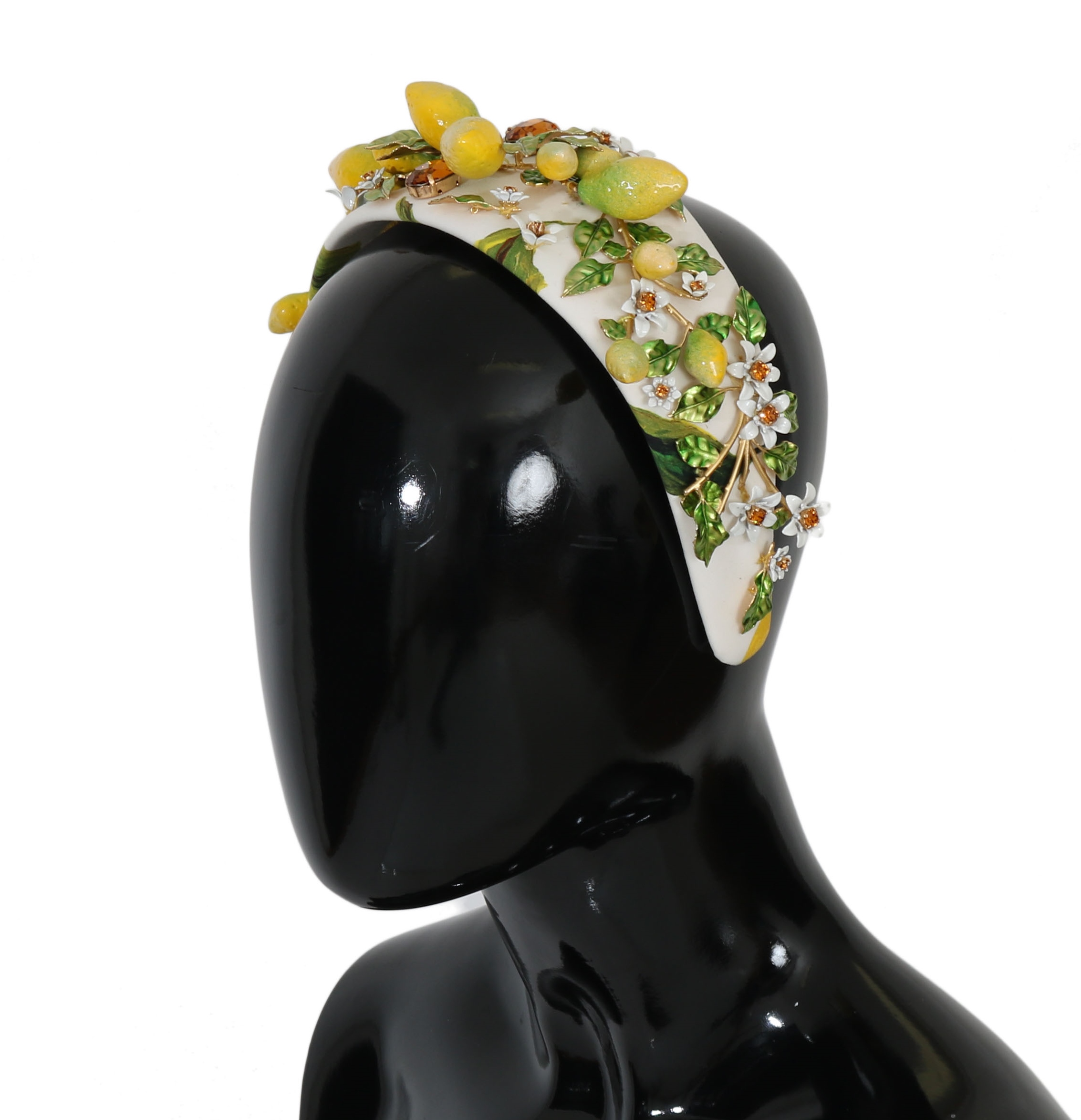 Dolce & Gabbana Purple Crystal Diadem Headband Lemons Sicily Tiara Lilac Wedding Crown Bridal Gold Filigree Tiara Swarovski  main image 2